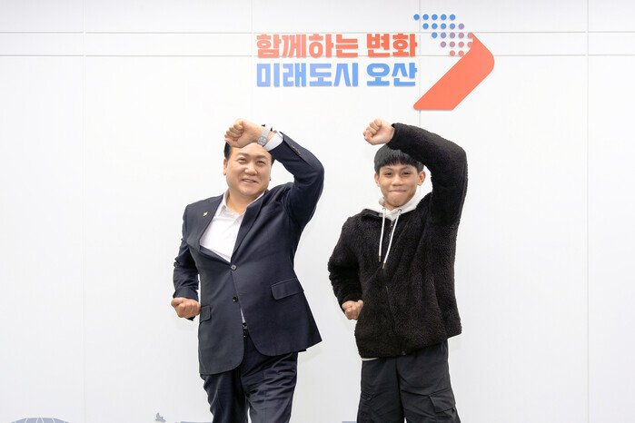 이권재 오산시장 "오산의 자랑 변재영...